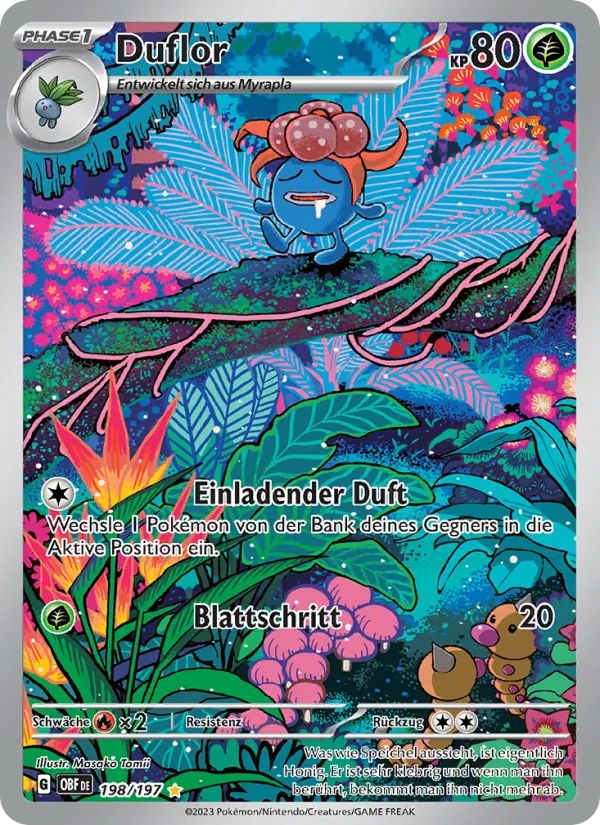 Duflor Obsidian Flammen 198/197
