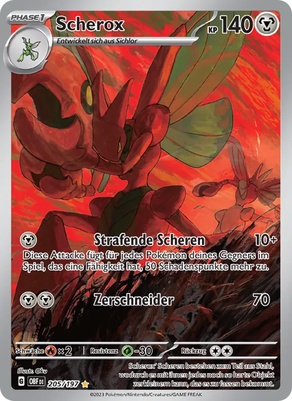 Scherox Obsidian Flammen 205/197