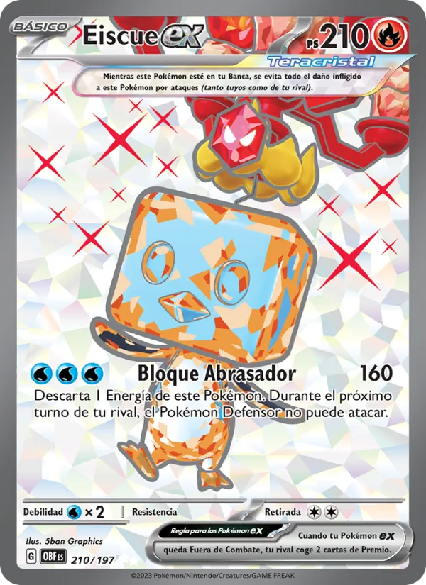 Eiscue ex Llamas Obsidianas 210/197