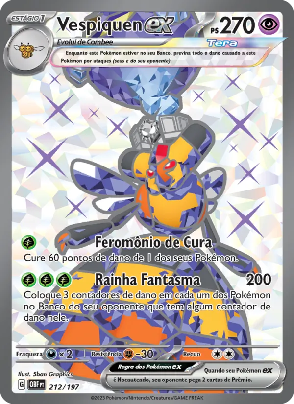Vespiquen ex Obsidiana em Chamas 212/197
