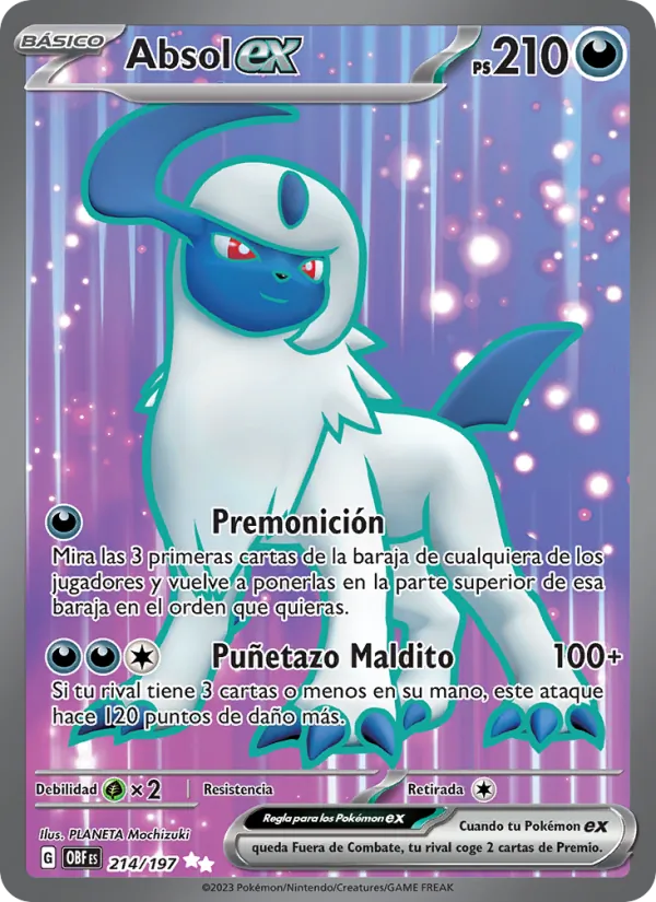 Absol ex Llamas Obsidianas 214/197