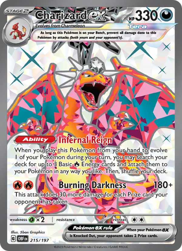 Charizard ex Obsidian Flames 215/197