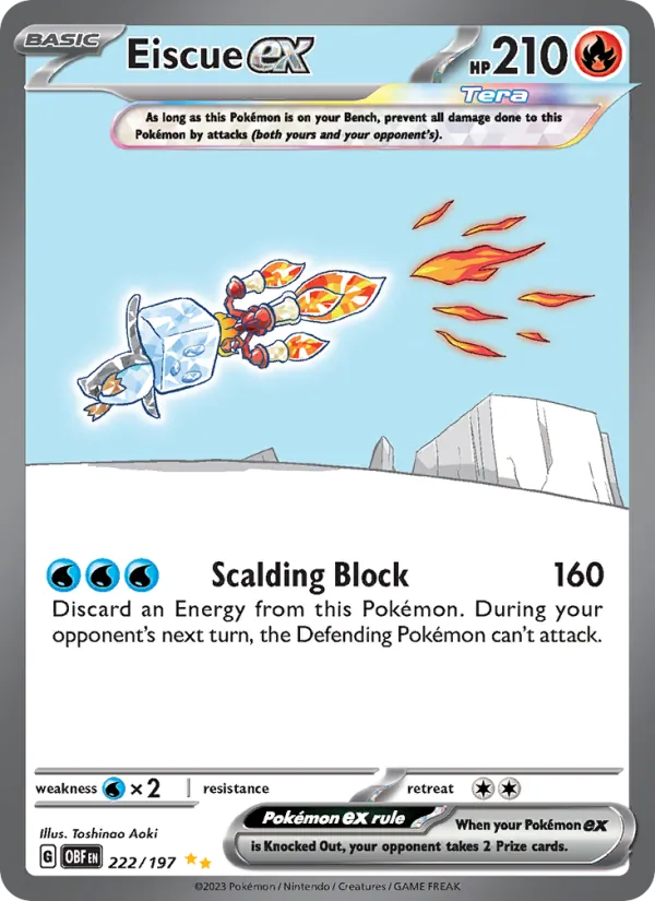 Eiscue ex Obsidian Flames 222/197