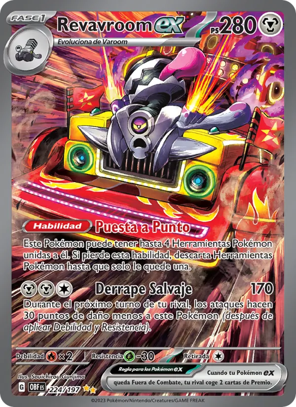 Revavroom ex Llamas Obsidianas 224/197