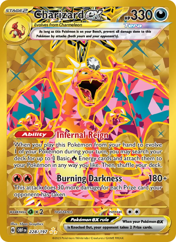 Charizard ex Obsidian Flames 228/197