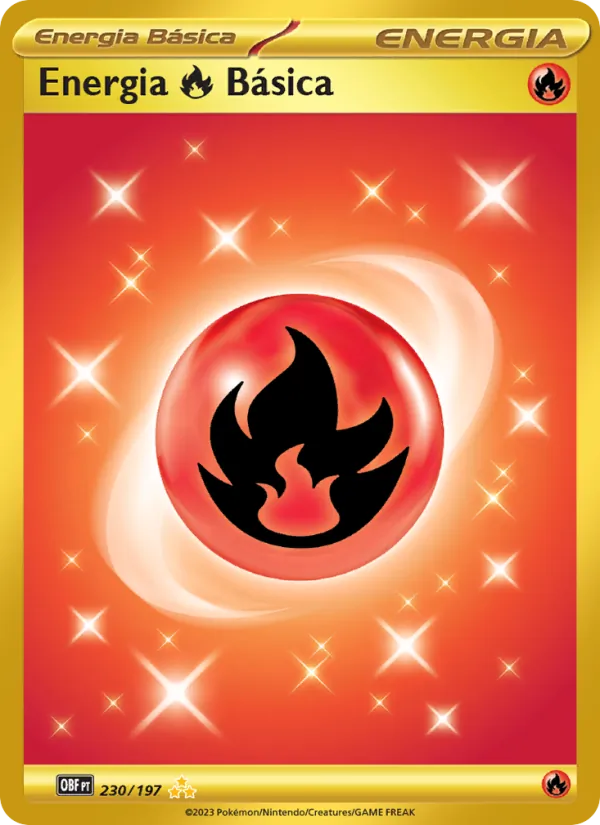 Energia Fire Básica Obsidiana em Chamas 230/197