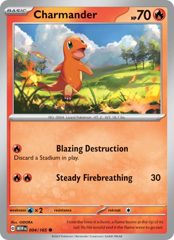 Charmander 151 004/165