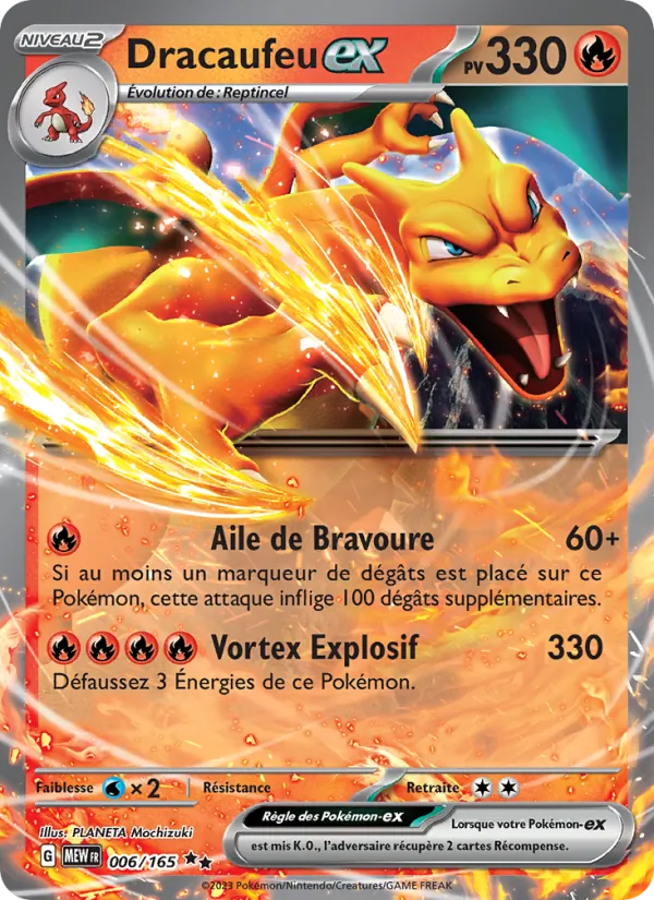 Dracaufeu-ex 151 006/165