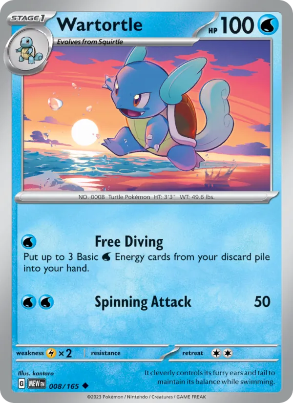 Wartortle 151 008/165