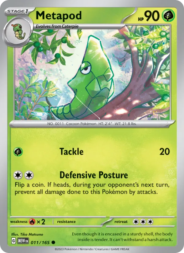 Metapod 151 011/165