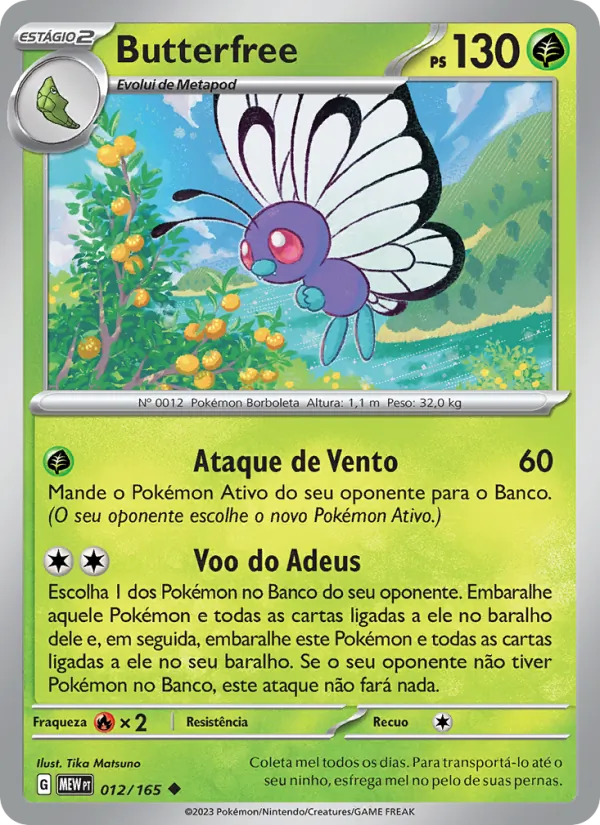 Butterfree 151 012/165