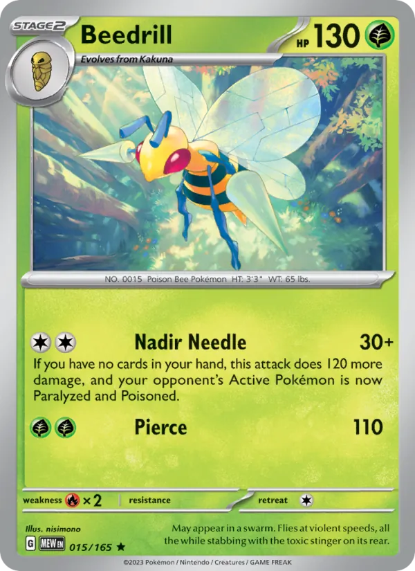 Beedrill 151 015/165