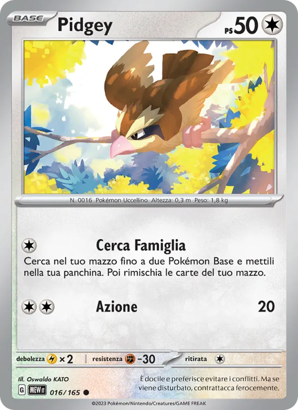 Pidgey 151 016/165