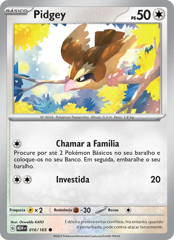 Pidgey 151 016/165