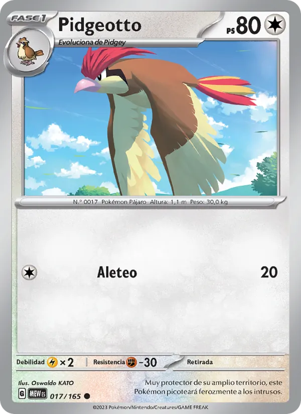 Pidgeotto 151 017/165