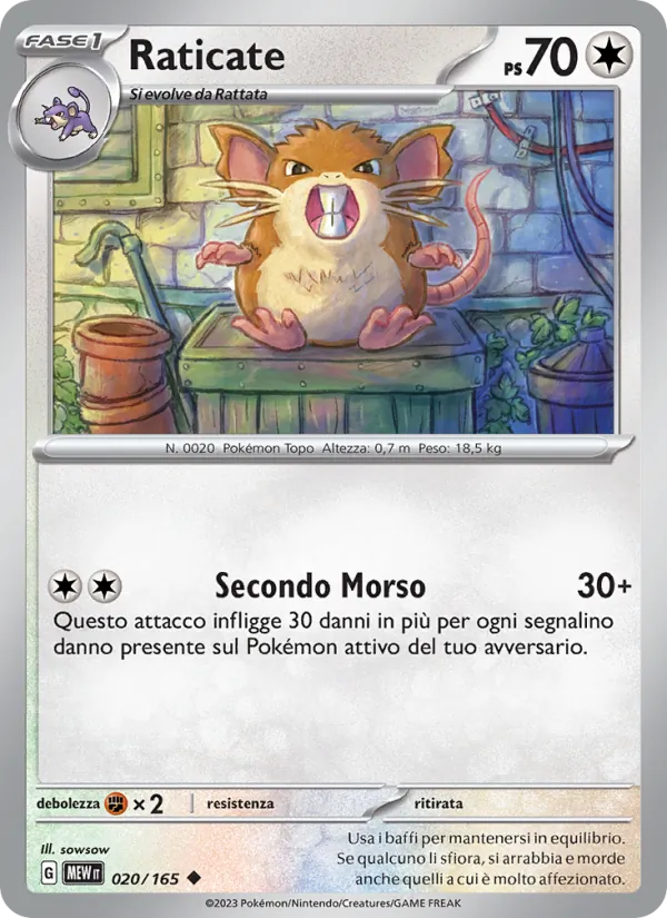 Raticate 151 020/165