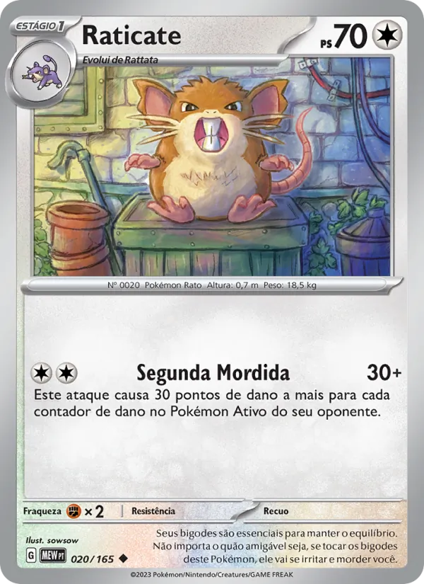 Raticate 151 020/165