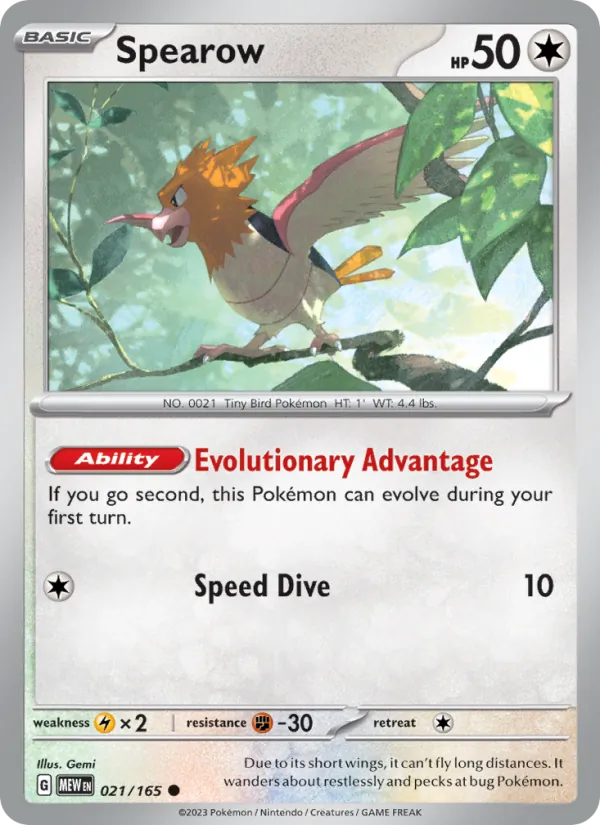 Spearow 151 021/165