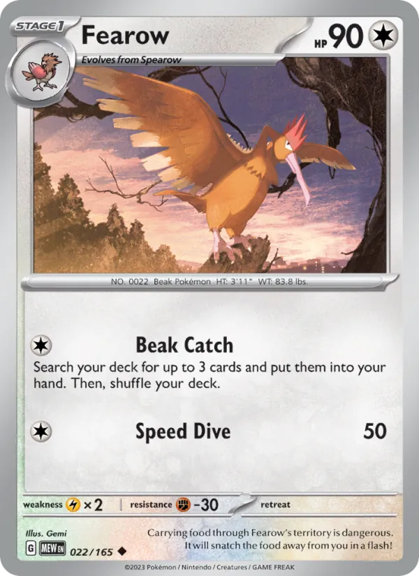 Fearow 151 022/165