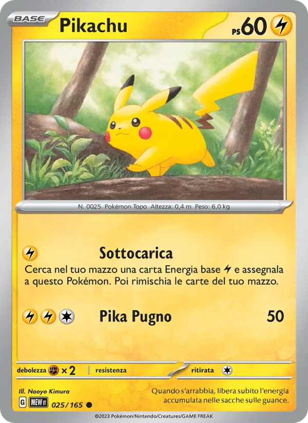 Pikachu 151 025/165