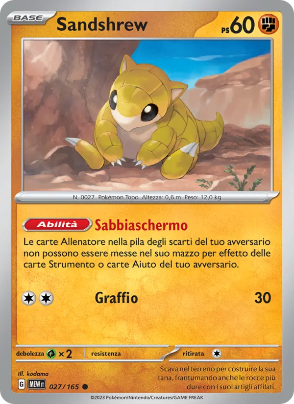 Sandshrew 151 027/165