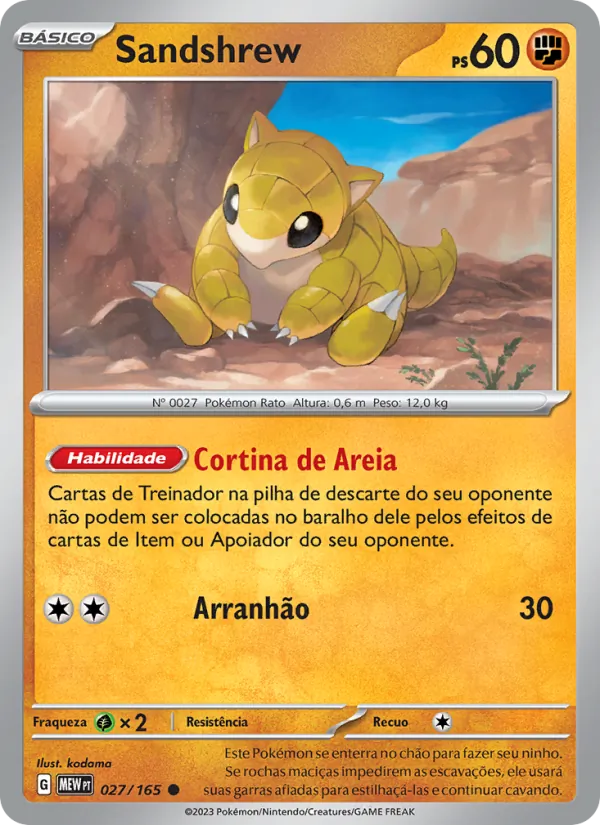Sandshrew 151 027/165