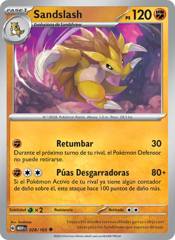 Sandslash 151 028/165