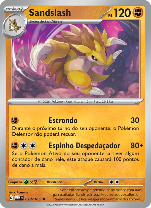 Sandslash 151 028/165