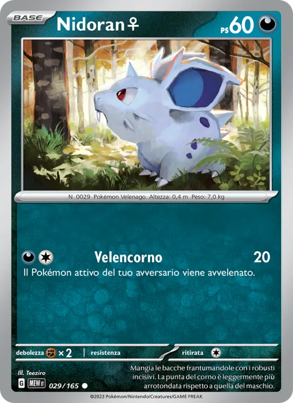 Nidoran♀ 151 029/165