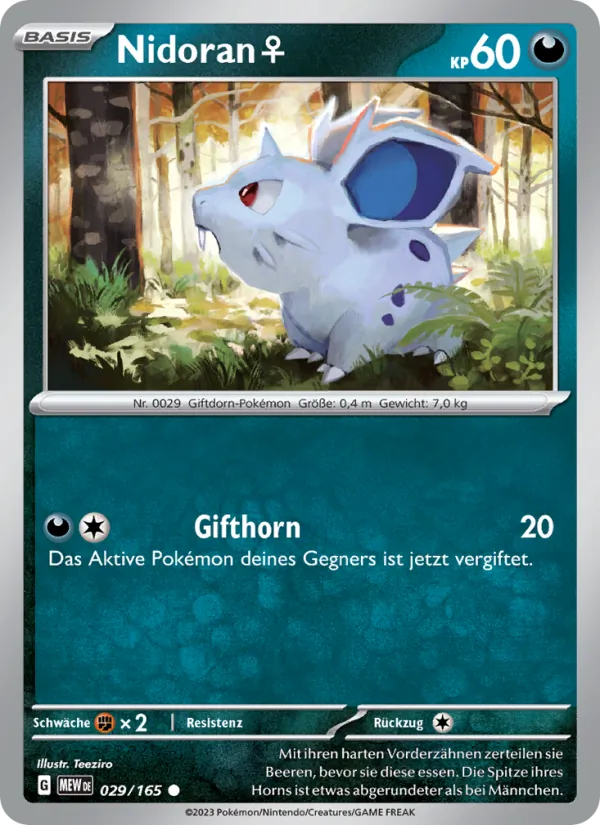 Nidoran♀ 151 029/165