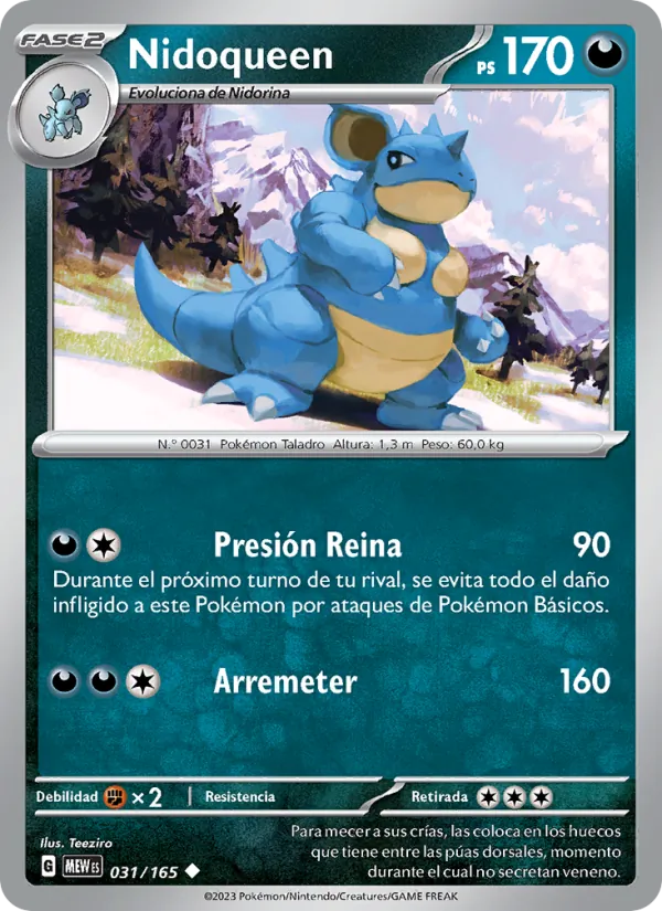 Nidoqueen 151 031/165