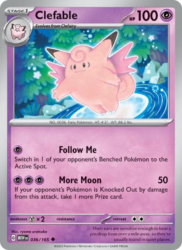 Clefable 151 036/165