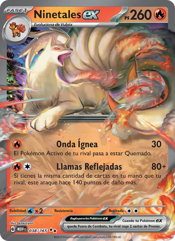 Ninetales ex 151 038/165