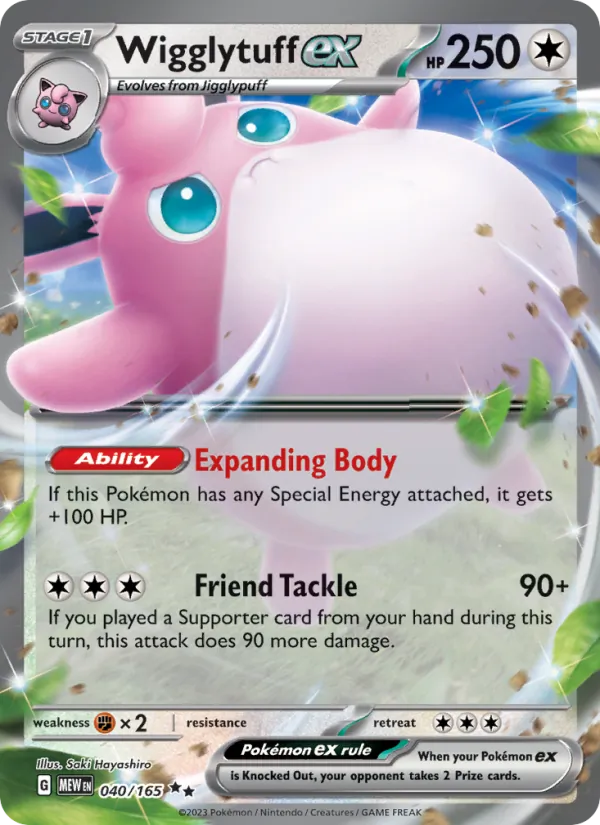 Wigglytuff ex 151 040/165