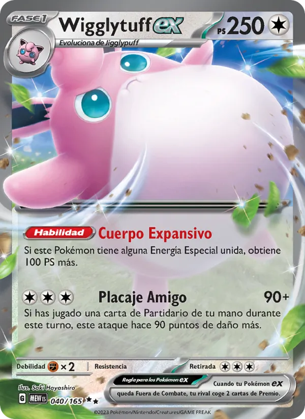 Wigglytuff ex 151 040/165