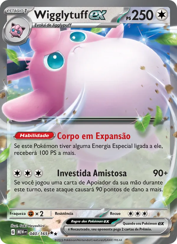 Wigglytuff ex 151 040/165
