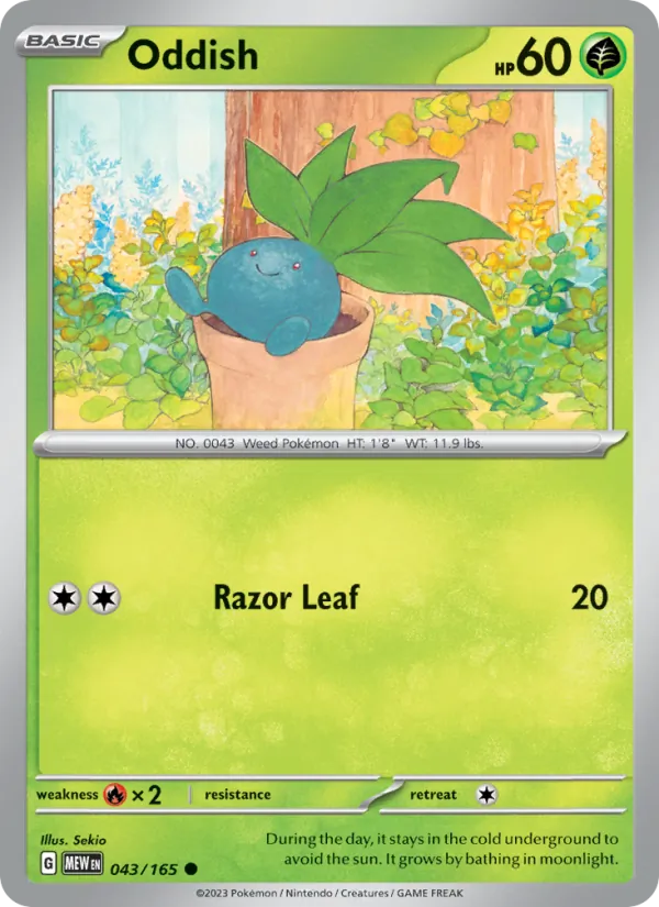 Oddish 151 043/165