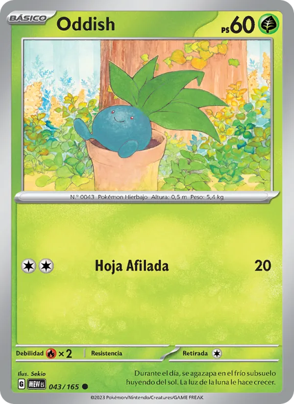Oddish 151 043/165