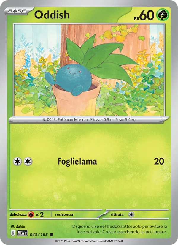 Oddish 151 043/165