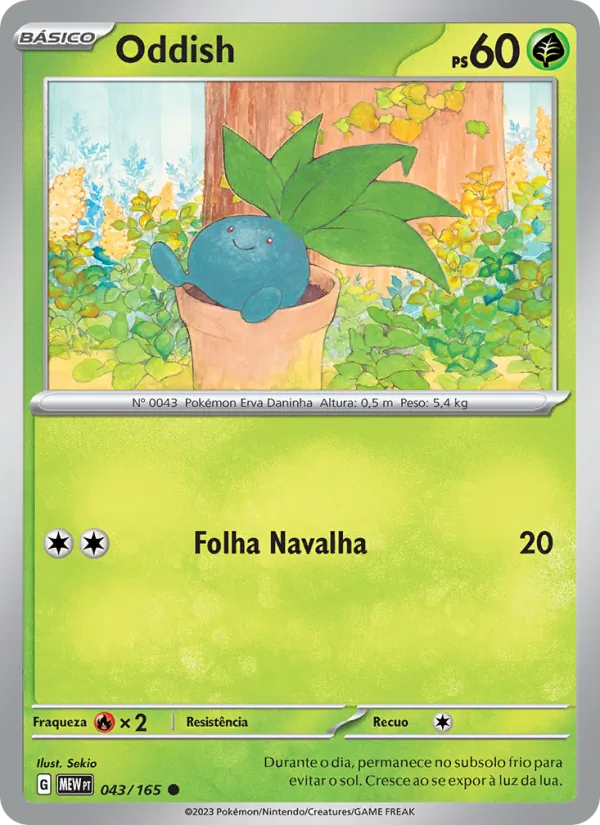 Oddish 151 043/165
