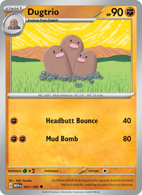 Dugtrio 151 051/165