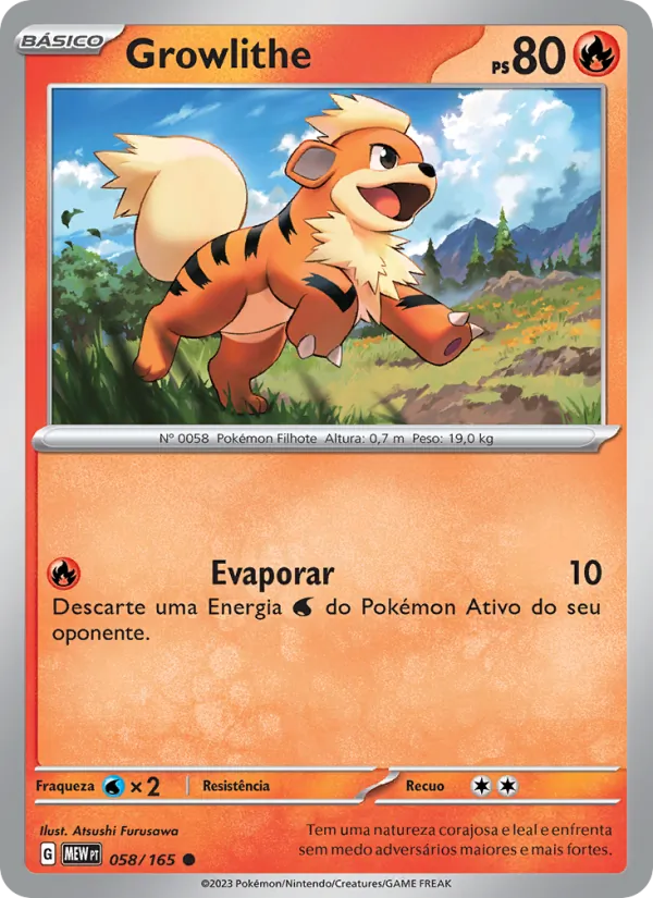 Growlithe 151 058/165