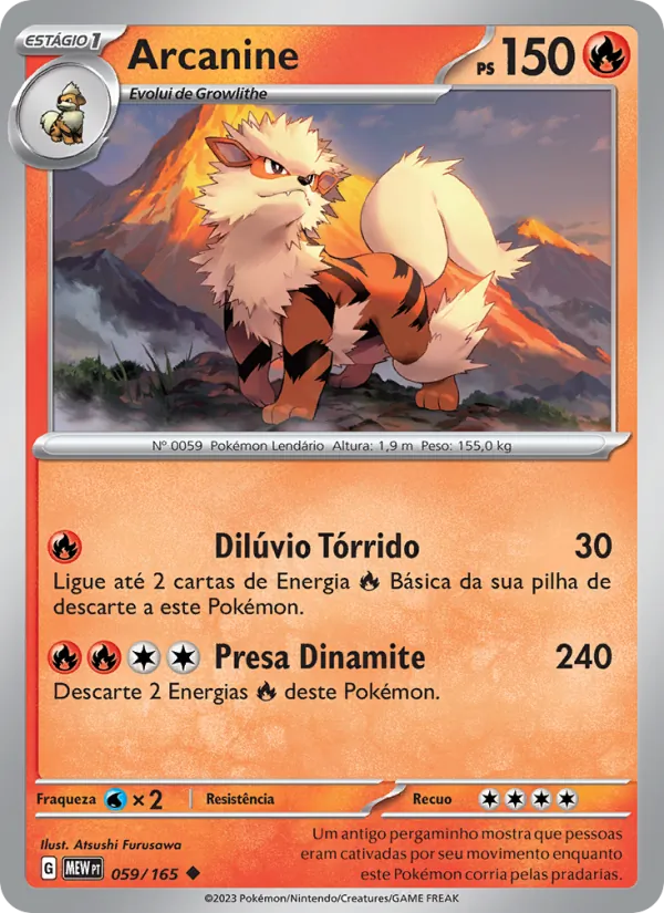 Arcanine 151 059/165