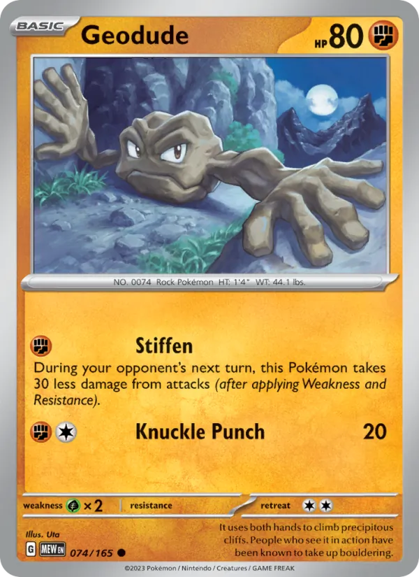 Geodude 151 074/165