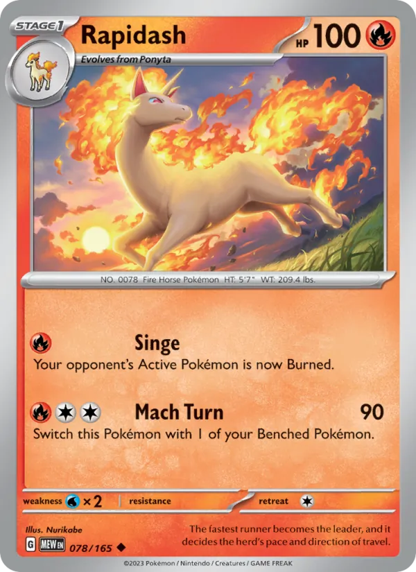 Rapidash 151 078/165