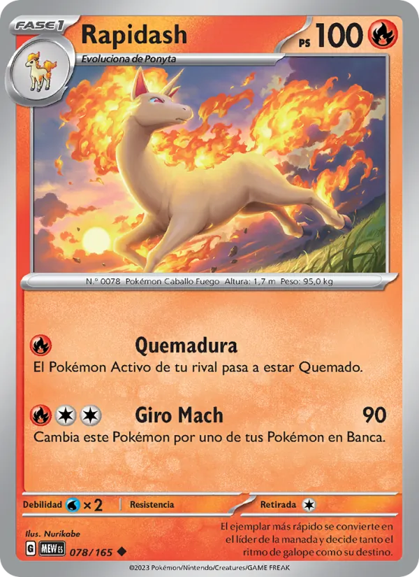 Rapidash 151 078/165