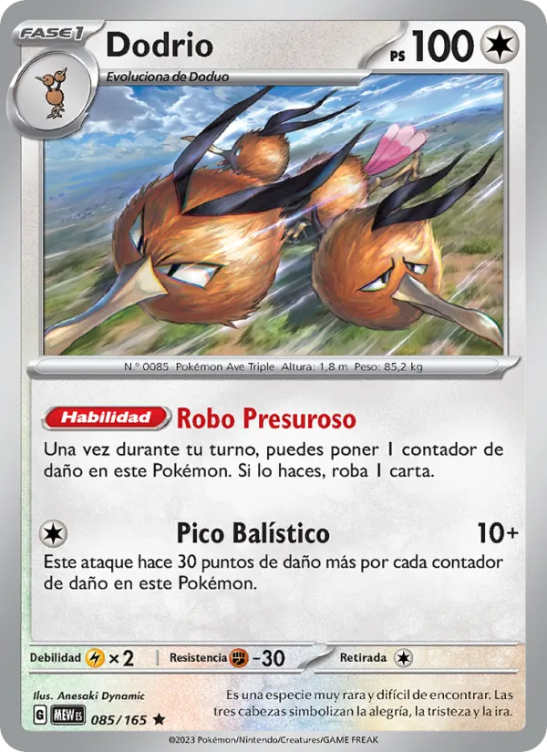 Dodrio 151 085/165