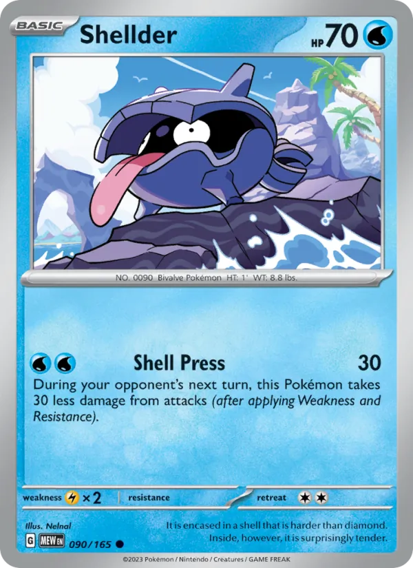 Shellder 151 090/165