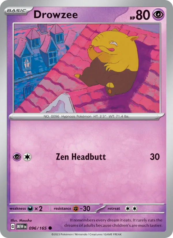 Drowzee 151 096/165