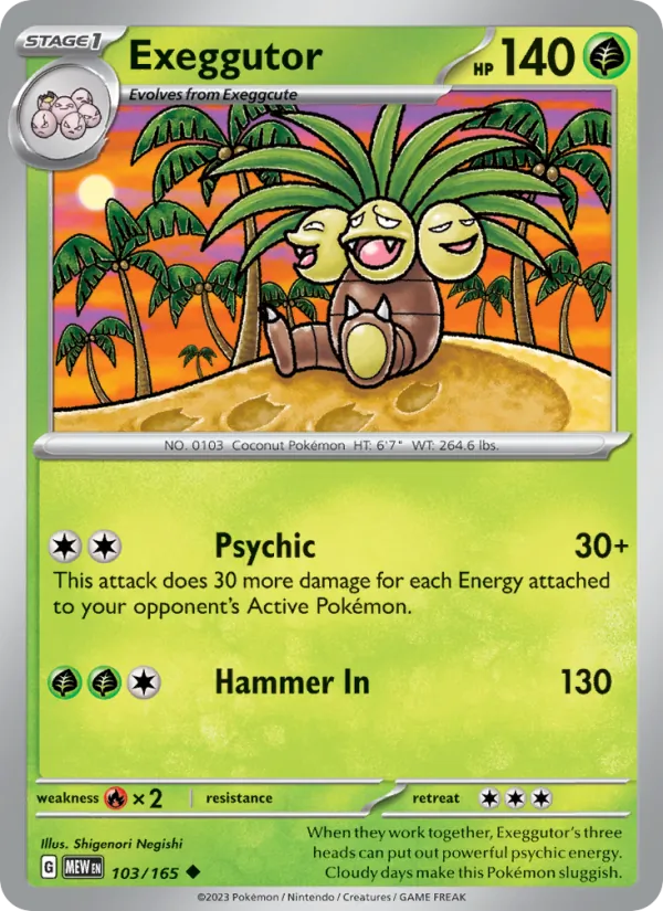 Exeggutor 151 103/165